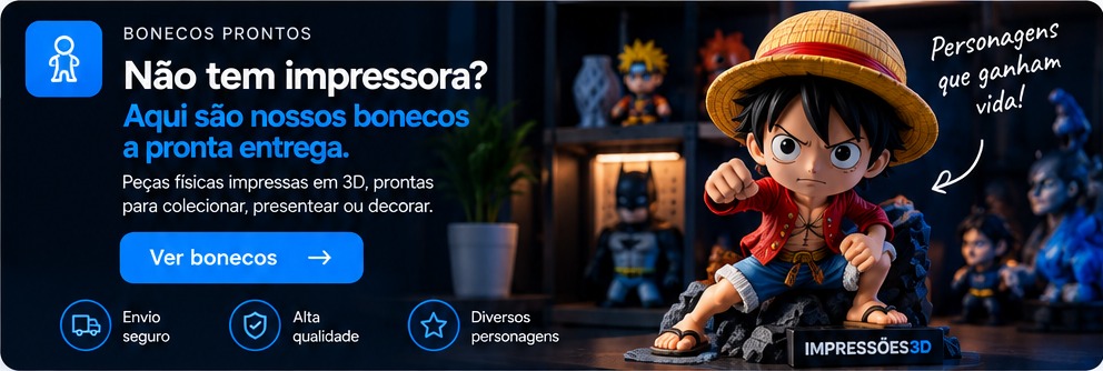 Bonecos prontos a pronta entrega